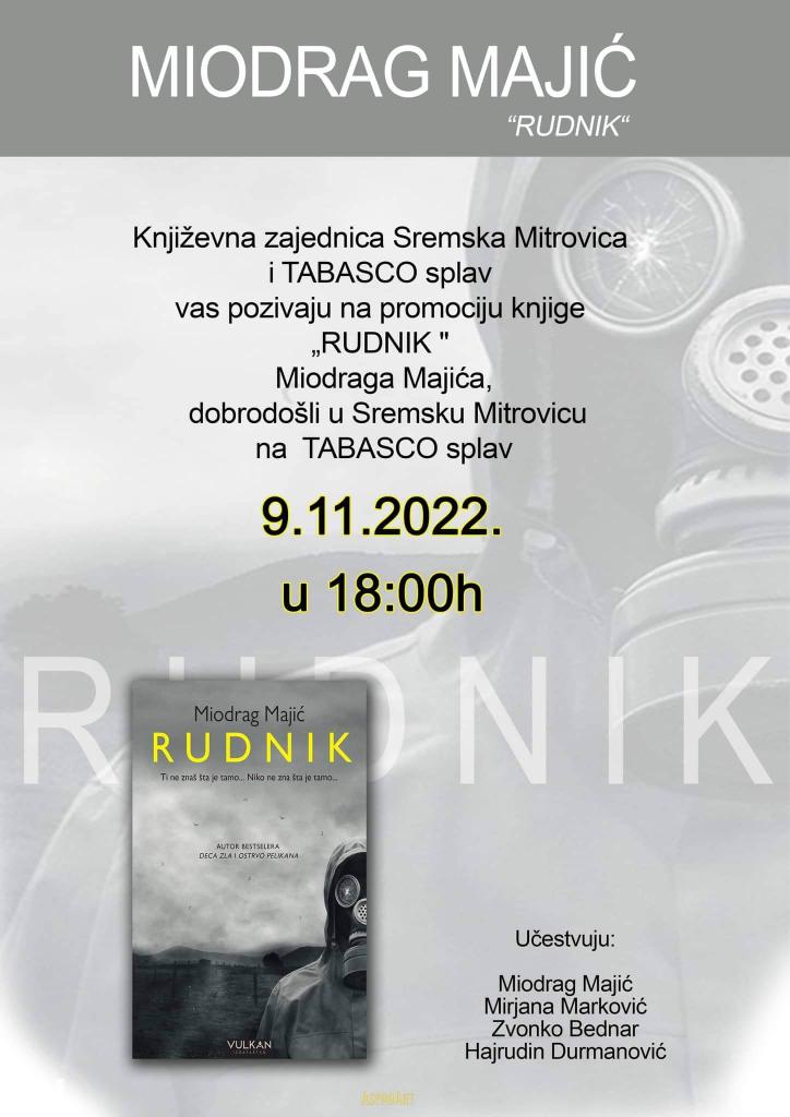 Promocija knjige  „Rudnik“ Miodraga Majića