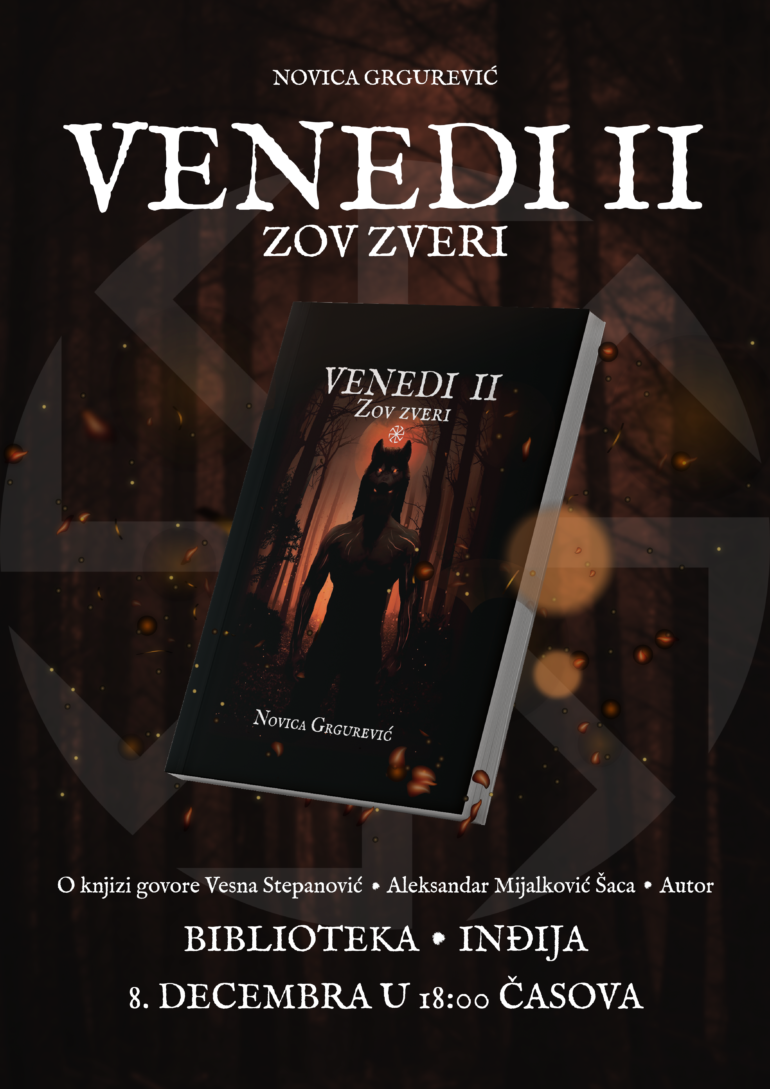 Promocija romana „Venedi II“ Novice Grgurevića