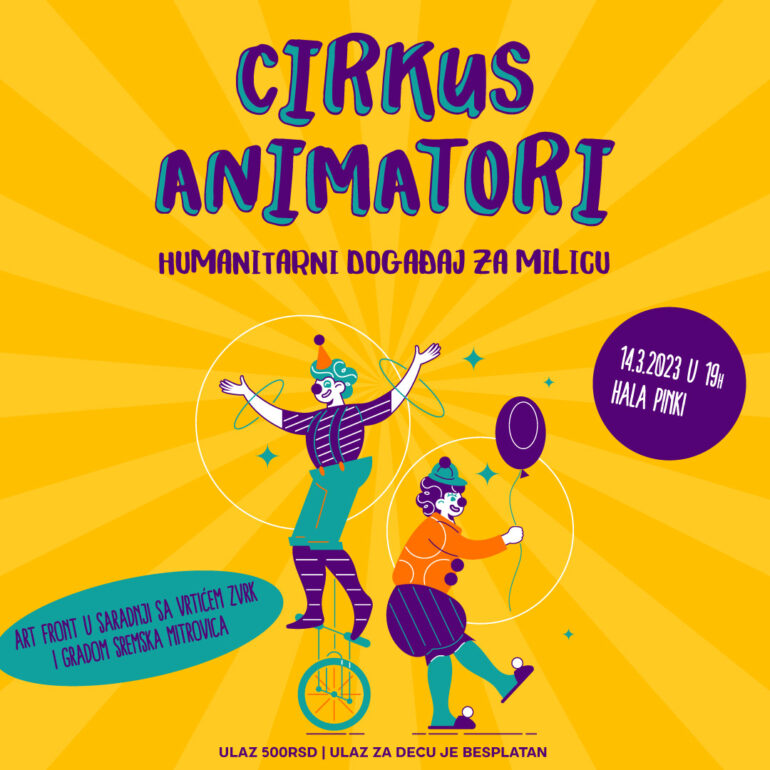 Humanitarni događaj za Milicu – Cirkus Animatori