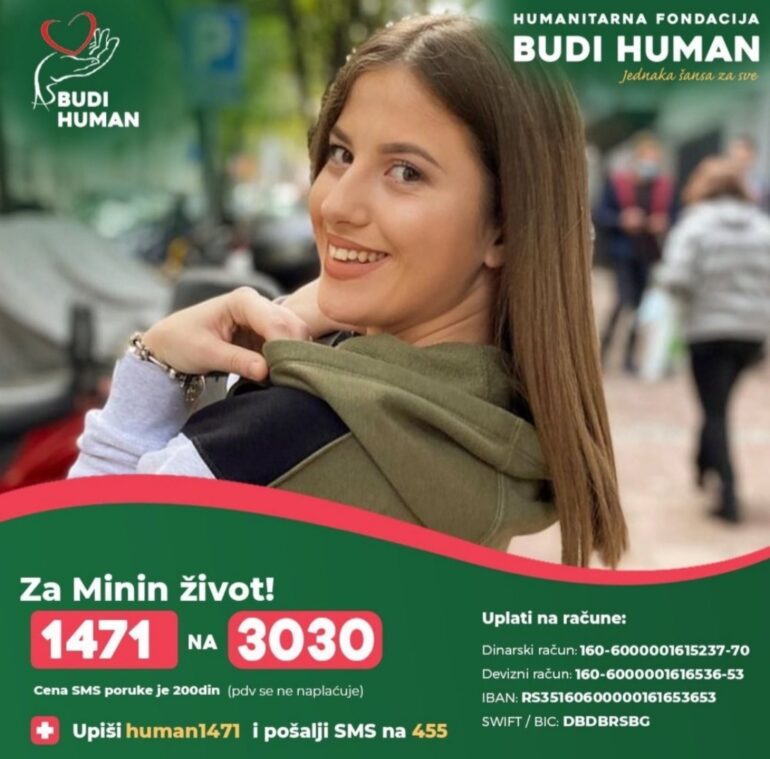 U subotu humanitarna žurka za Minu