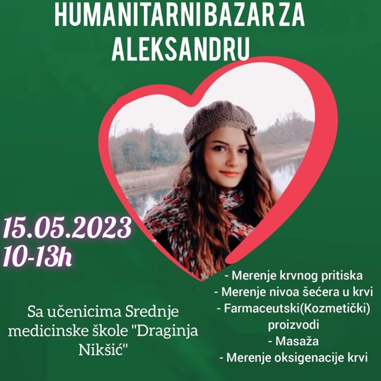 Humanitarni bazar Medicinske škole „Draginja Nikšić“