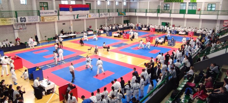 Počeo karate Кup Srbije – u naredna dva dana Beočin prestonica karate sporta