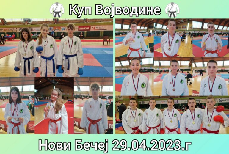 Kadeti „Žezničara“ ekipni prvaci, kadetkinje druge na Kupu Vojvodine