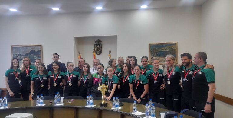 Prijem Željinih rukometašica u Opštini Inđija