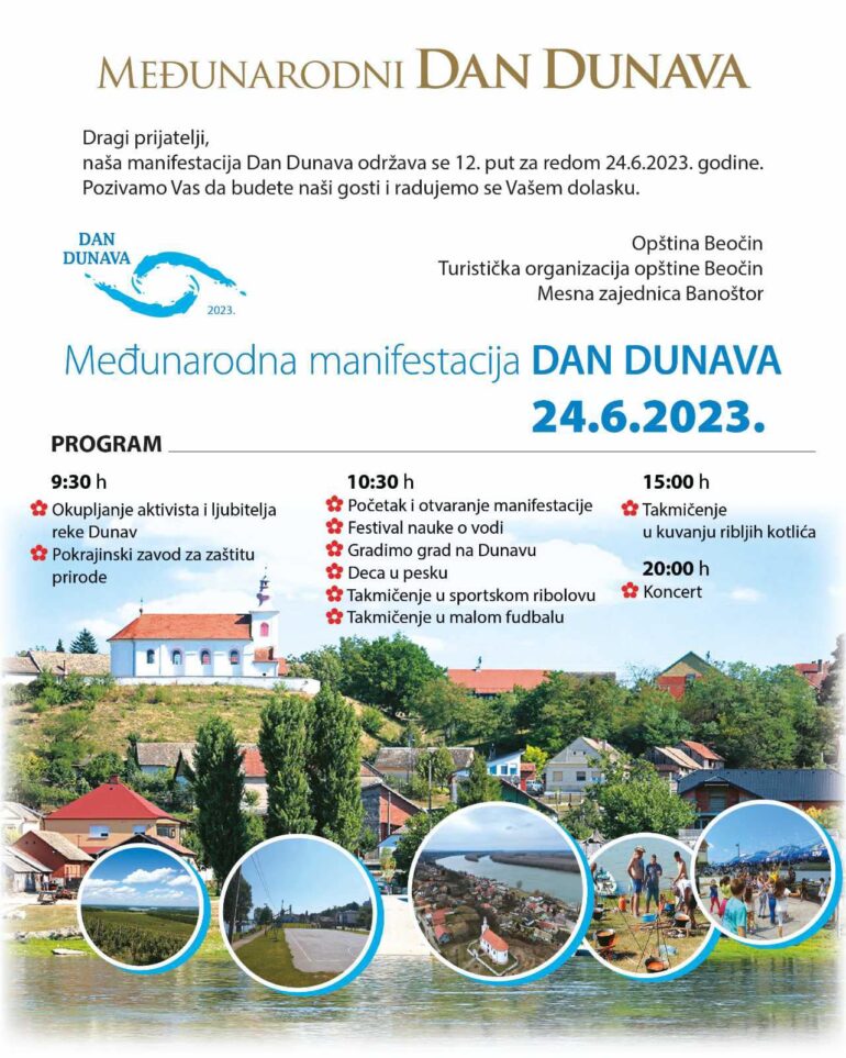 Sutra u Banoštoru Međunarodni Dan Dunava