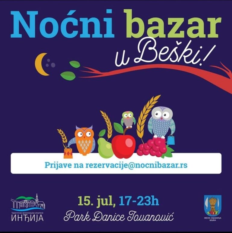 U subotu „Noćni bazar“ u Beški
