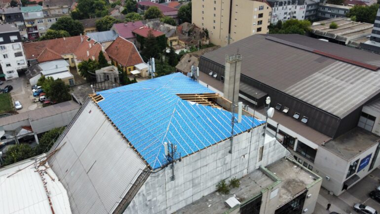 Završni radovi u sanaciji krova na KC Ruma