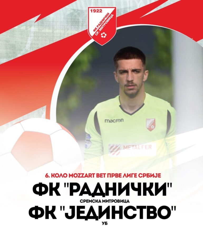 “Radnički” dočekuje “Jedinstvo”, ulaz na utakmicu besplatan