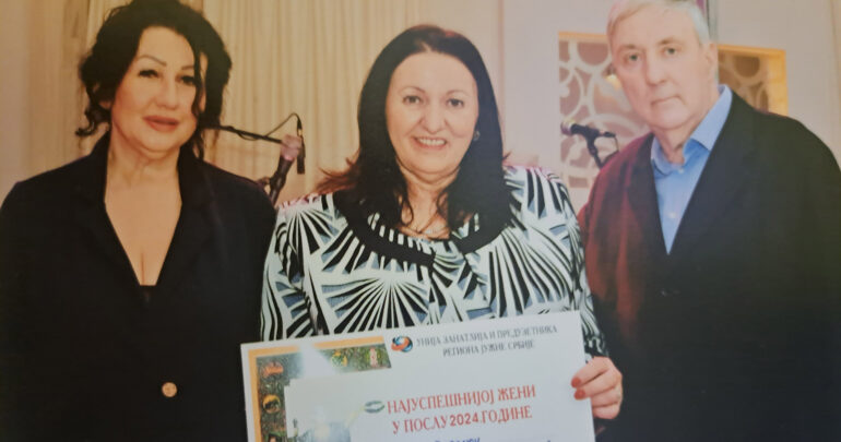 Vesna Radanov iz Kupinova među 20 najuspešnijih žena