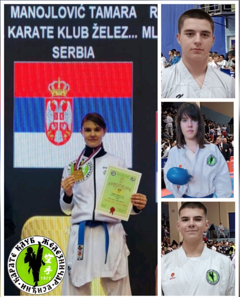 Kadetkinja Tamara Manojlović šampion „Zlatnog pojasa Čačka“