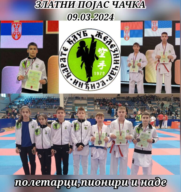 Tri medalje za karatiste „Železničara“