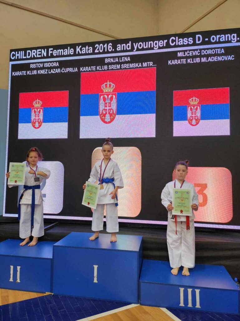 Karatisti Srema osvojili 10 medalja na prestižnom turniru u Čačku