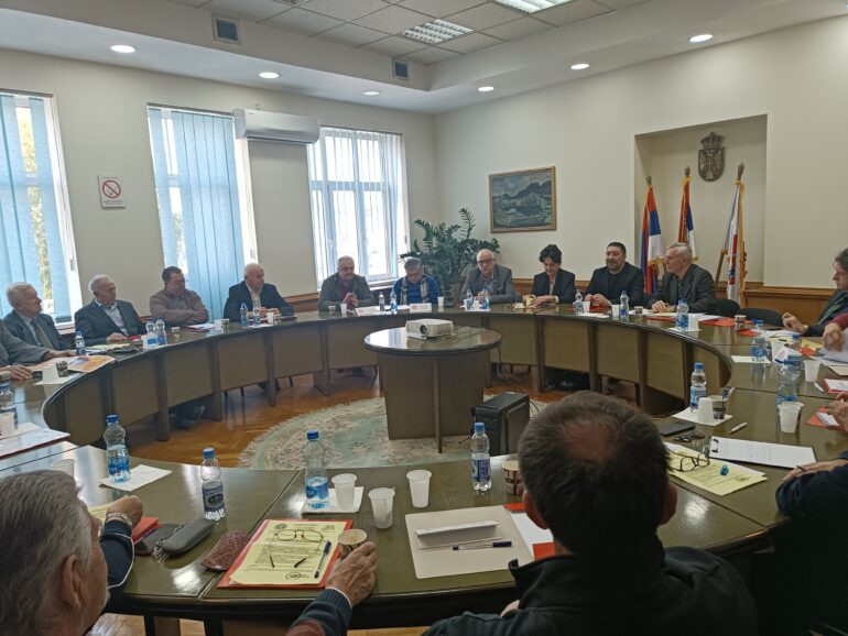Predsedništvo pokrajinskog SUBNOR-a u Inđiji