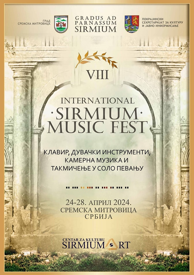„Sirmium Music Fest“ od 24. do 28. aprila