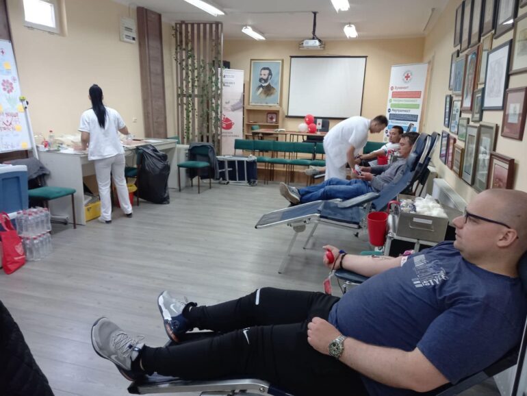 Akcije dobrovoljnog davanja krvi u aprilu