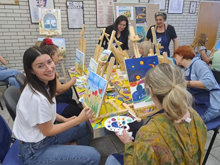 U Beočinu likovne radionice za žene