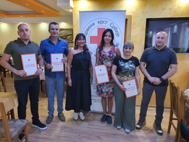 Crveni krst uručio zahvalnice za saradnju