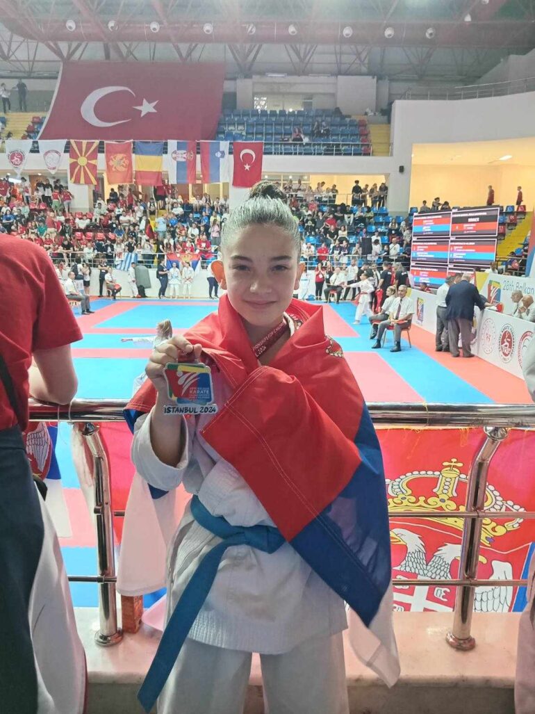 Dunja Berežni vicešampionka Balkana
