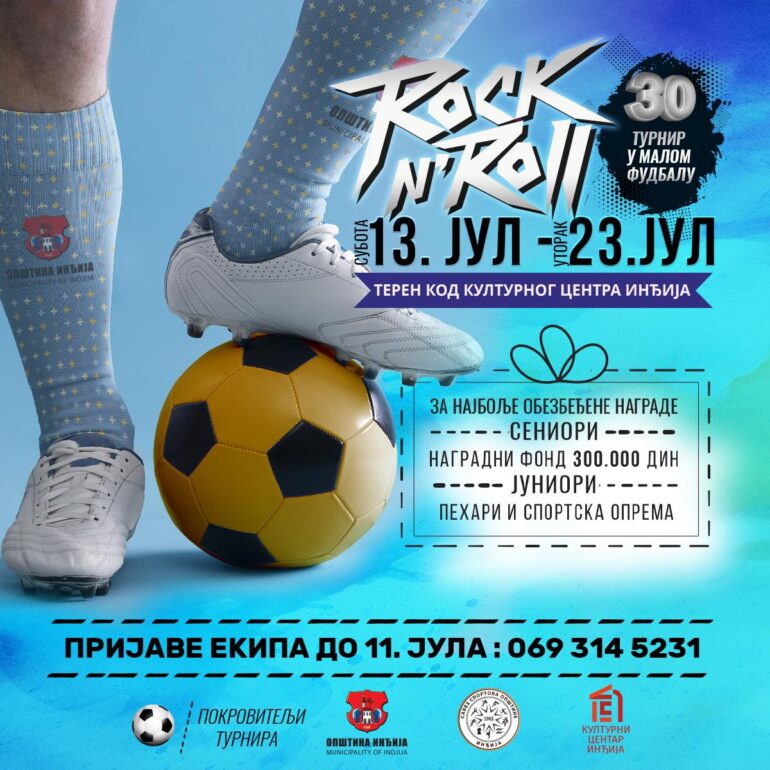 Trideset ekipa na tridesetom „Rock n roll“ turniru u Inđiji