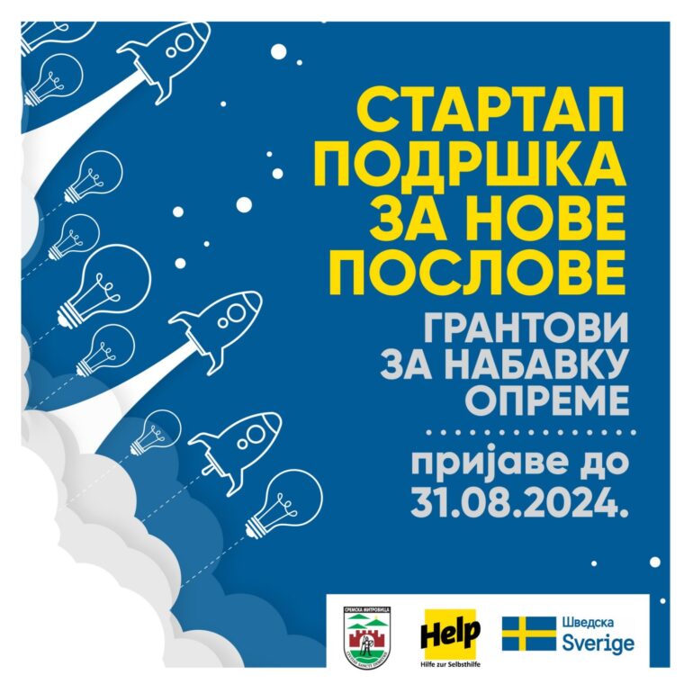 Startap podrška za nove poslove