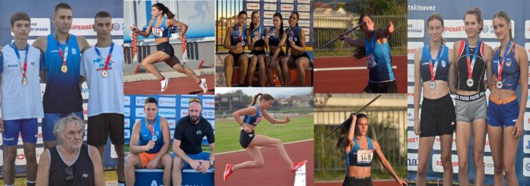 Devet medalja na prvenstvu Srbije za AK „Srem“