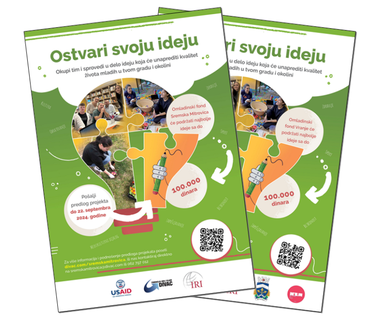 Poziv za neformalne grupe mladih da prijave svoje projekte na konkurs Fondacije „Divac“
