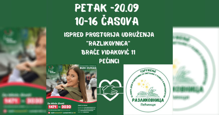 U petak humanitarna akcija za Minu