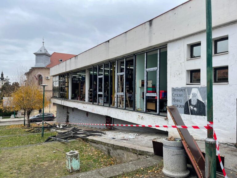 Prva faza rekonstrukcije iriškog Doma kulture