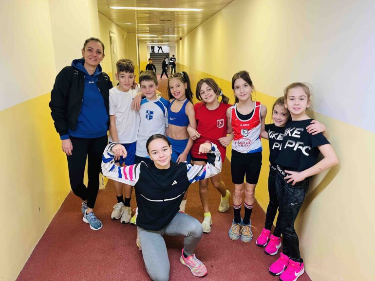 Sirmijumovi najmlađi atletičari uspešni u Beogradu