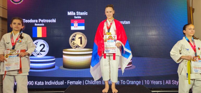 Evropsko zlato za Milu, zapažen nastup Vuka i Luke