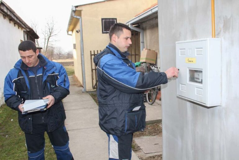Očitavanje decembarske potrošnje prirodnog gasa