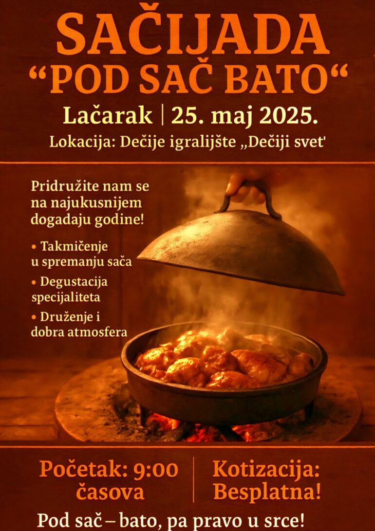Laćaračka sačijada u nedelju 25. maja