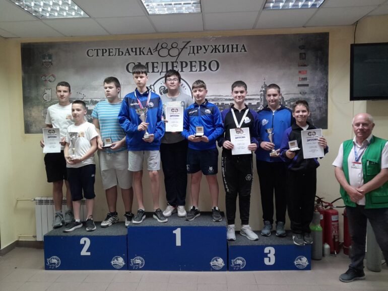 Kadeti Streljačkog kluba „Mladost“ vicešampioni Srbije