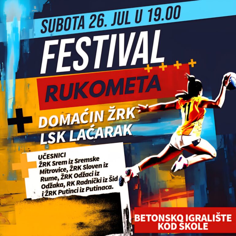 Festival rukometa u Laćarku