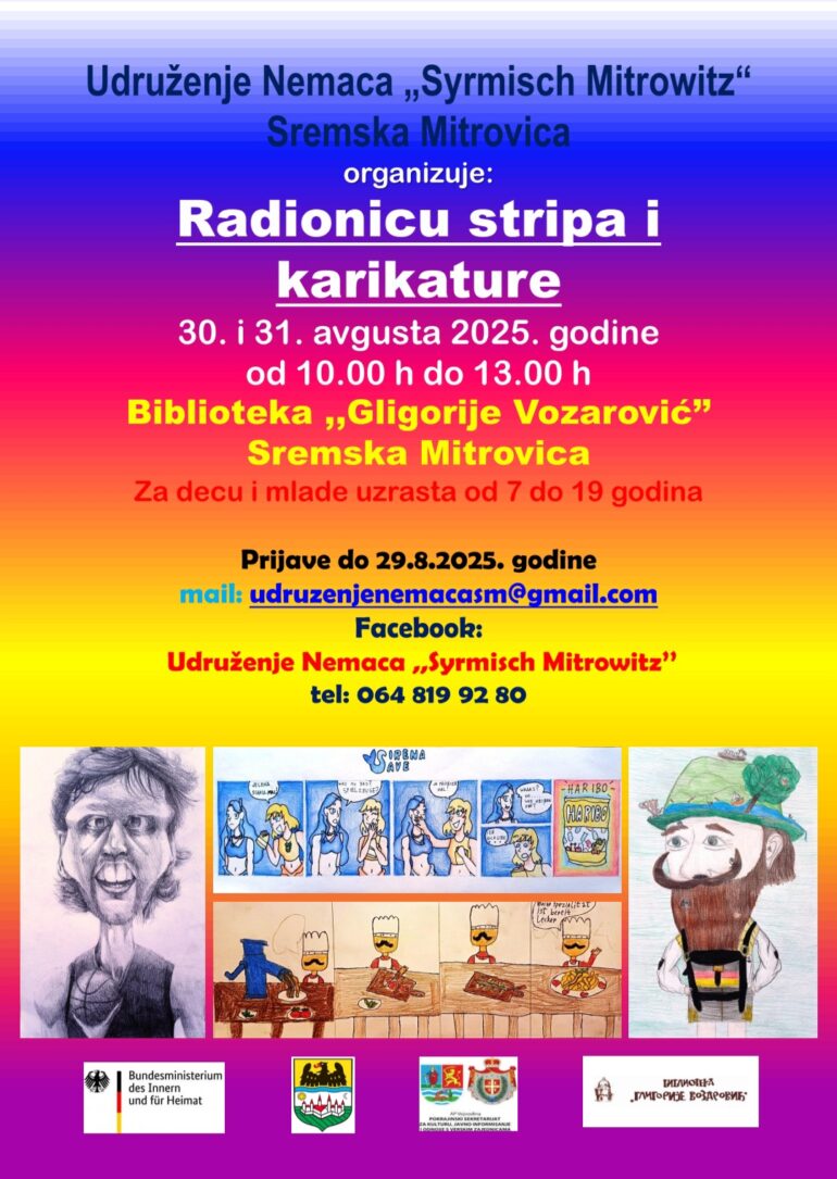 Radionice stripa i karikature u mitrovačkoj biblioteci