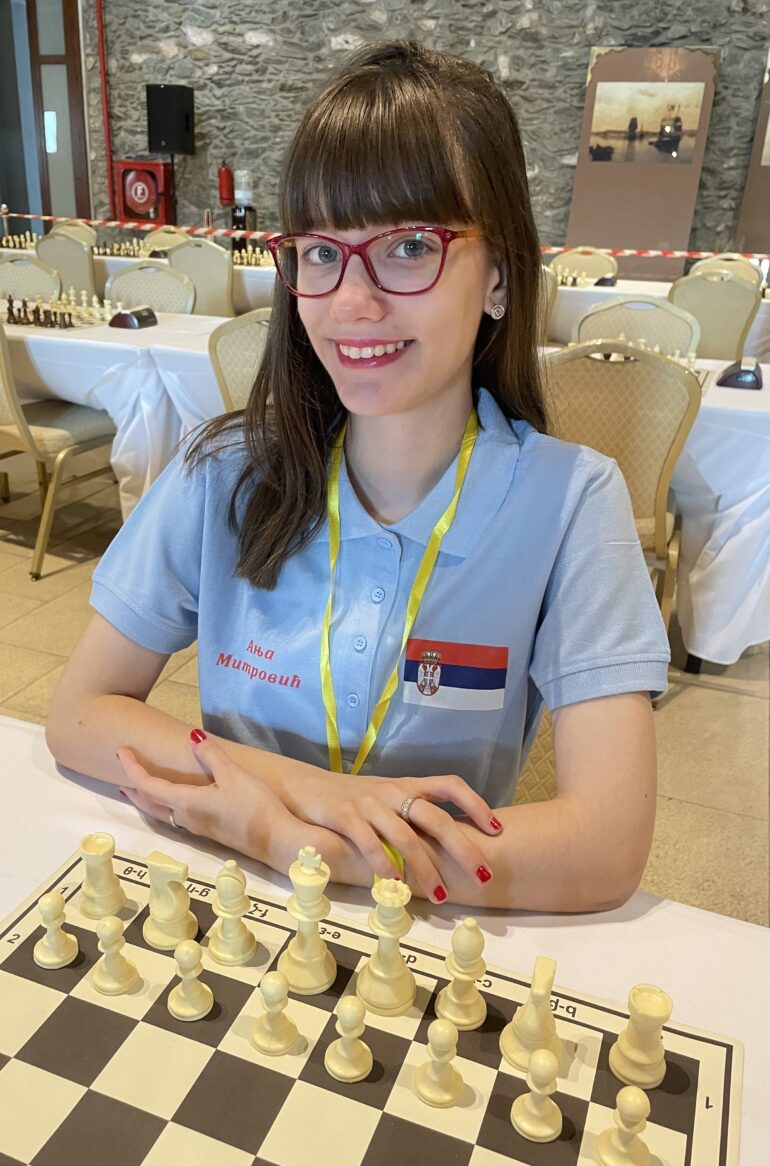 Anja Mitrović 12. u Evropi u brzopoteznom šahu