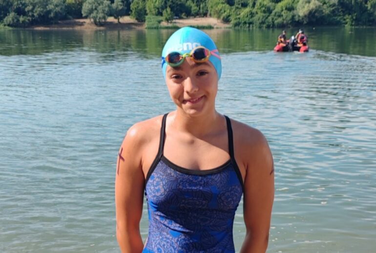 Milica Ljubisavljević apsolutni pobednik plivačkog maratona Jarak-Šabac