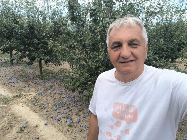Jova Vasiljević iz Sremske Rače iz hobija se bavi voćarstvom – Šljiva je zakon!