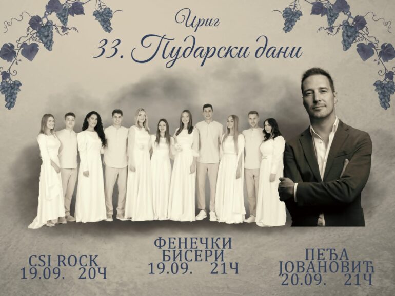 Pudarski dani u Irigu po 33.put