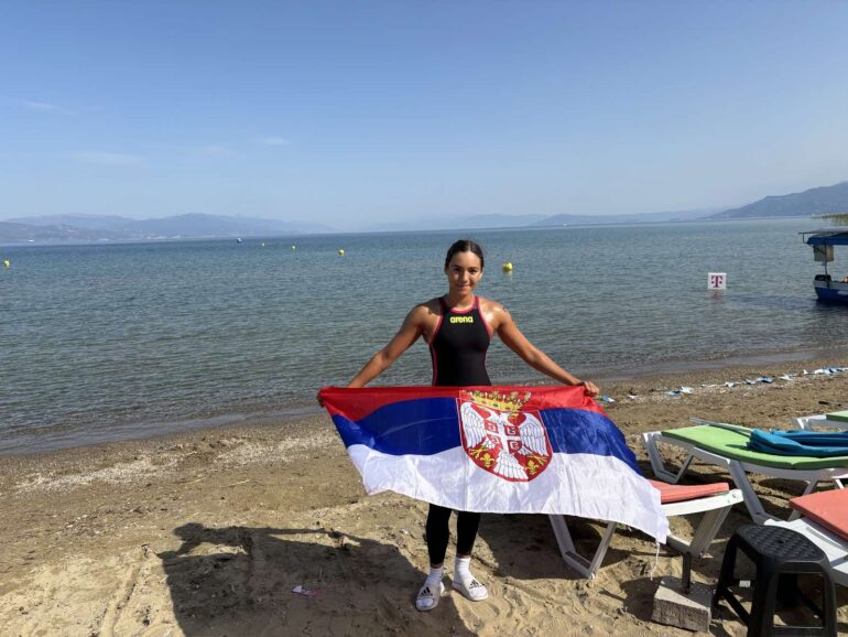 Milica Ljubisavljević treća na plivačkom maratonu u Ohridu
