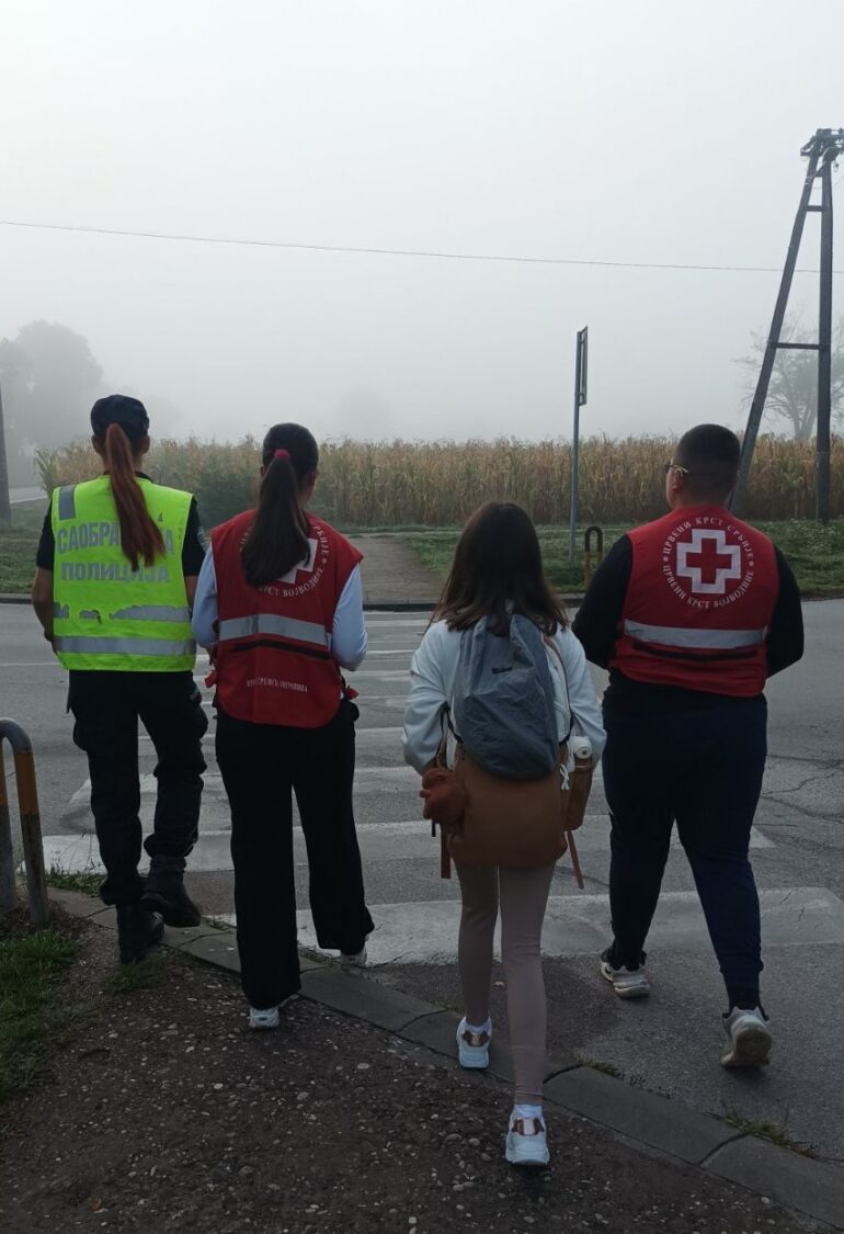 Aktivnosti Crvenog krsta u okviru akcije „Bezbednost dece u saobraćaju“