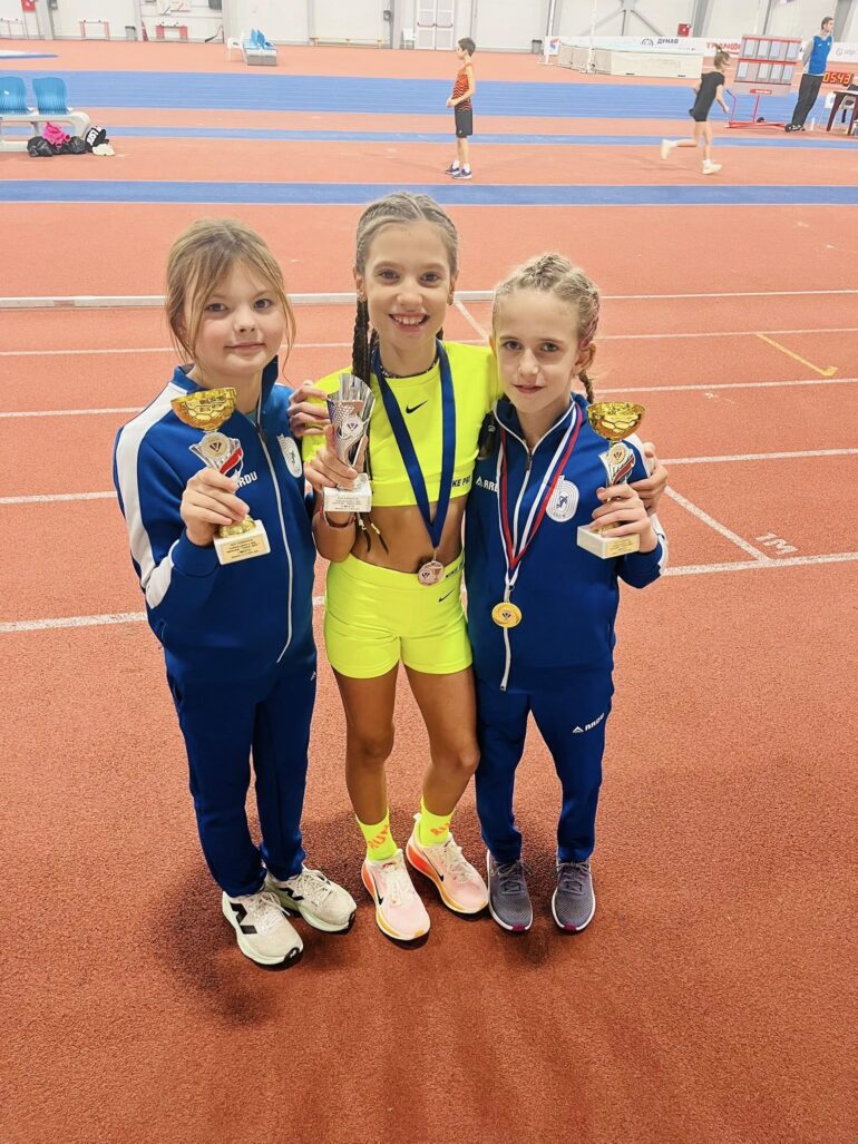 Sedam medalja za mlade nade Atletskog kluba Srem u Beogradu