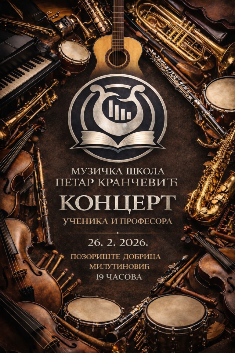 Dva koncerta povodom Dana Muzičke škole „Petar Krančević“