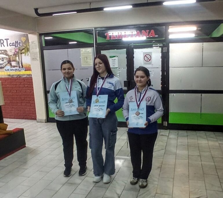 Tri medalje za SD Jedinstvo na VI kolu Lige pionira