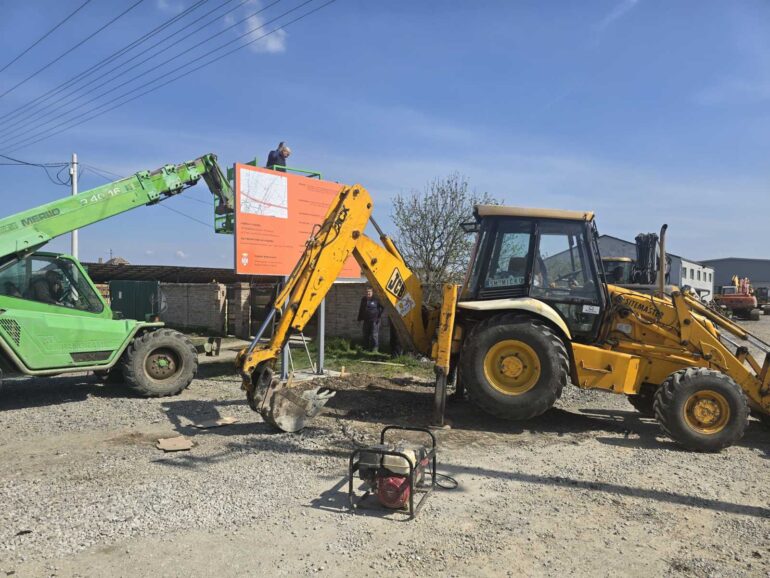 Priprema terena za izgradnju vodovodne mreže za Fruškogorje
