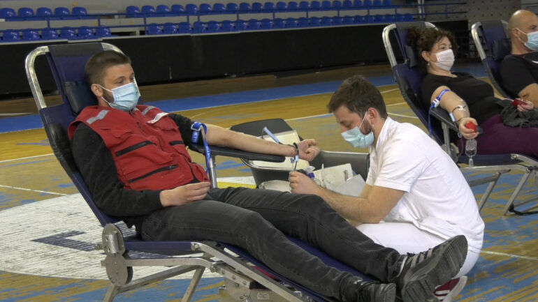 Akcija dobrovoljnog davanja krvi u KC Ruma 23.4.