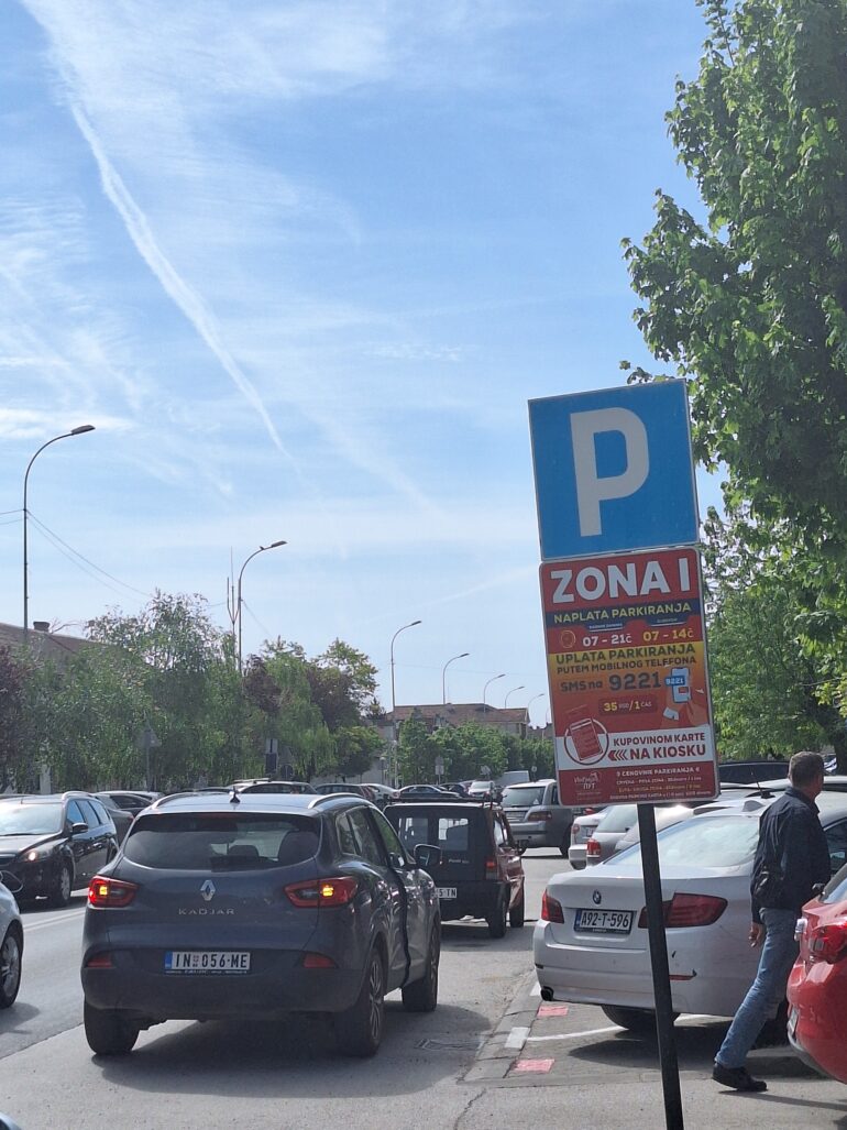 Nova zona parkiranja u centru Inđije