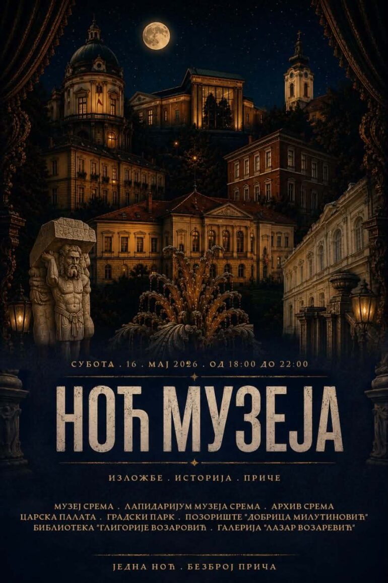 „Noć muzeja“ 16. maja u Sremskoj Mitrovici