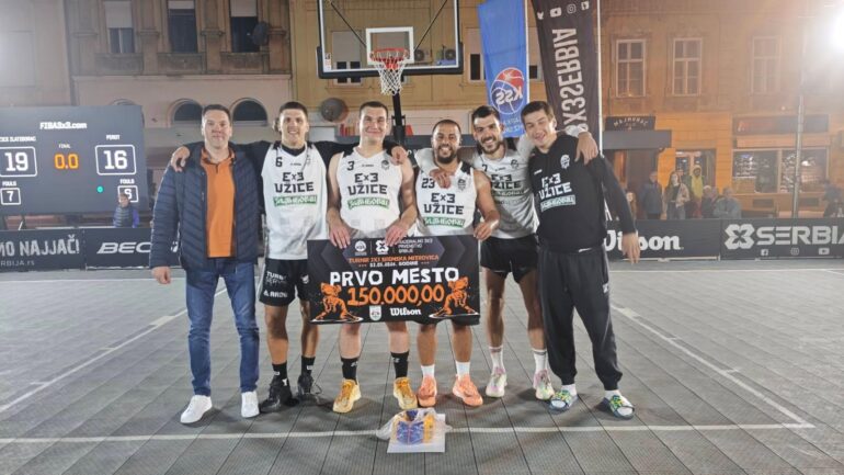 Ekipa iz Užica pobednik turnira u basketu 3×3 odigranog u Sremskoj Mitrovici