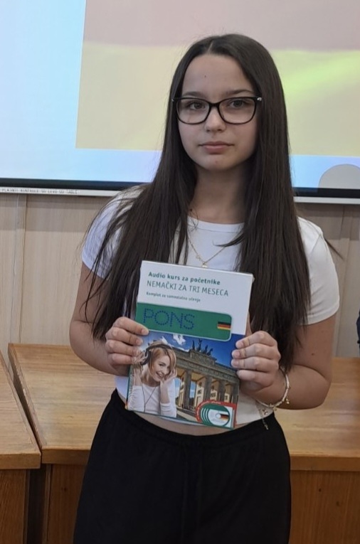 Mia Miražić nagrađena za znanje i upornost